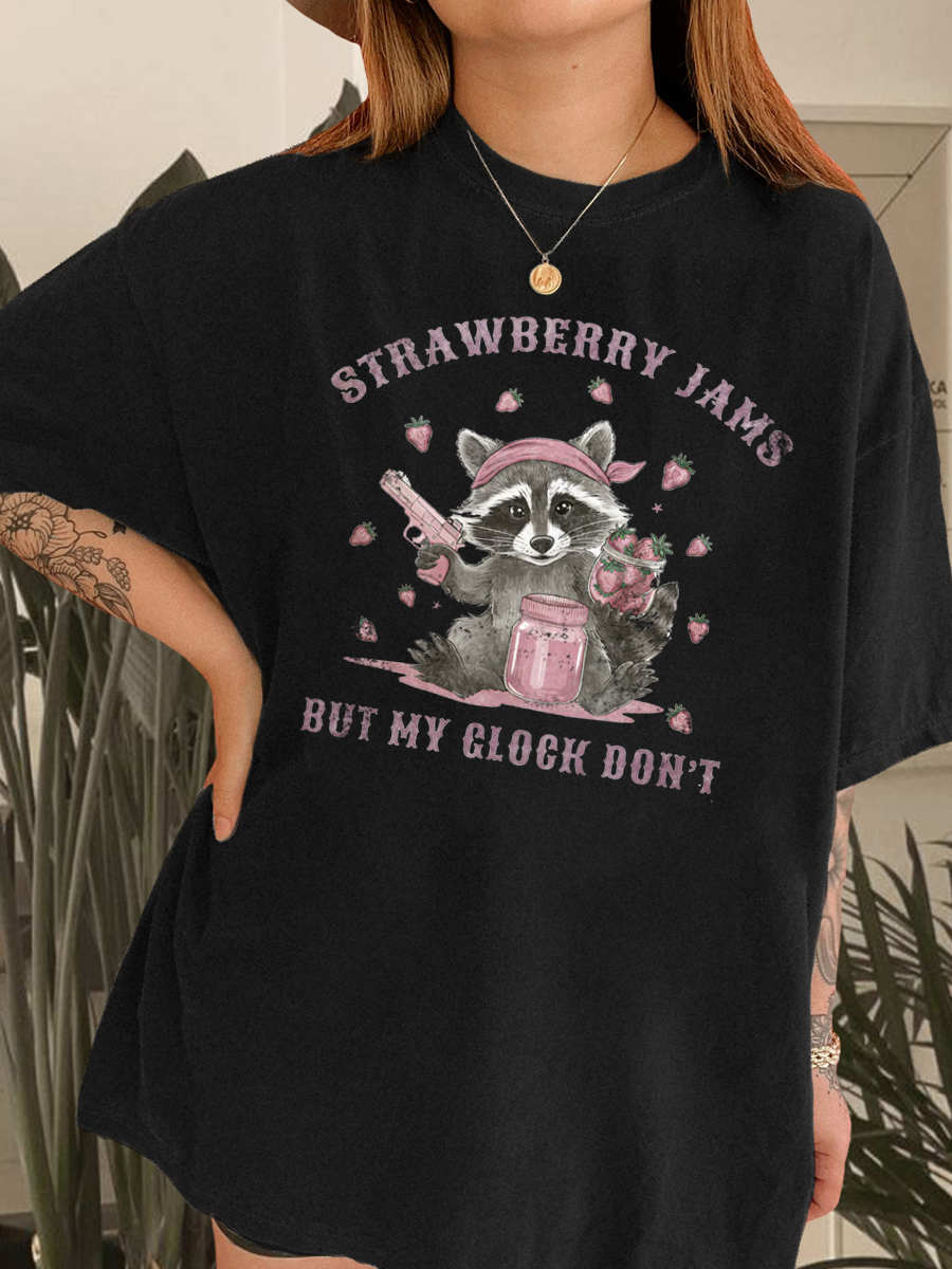 Strawberry Jams But My Glock Don'T Classic T-Shirt-lovefitte