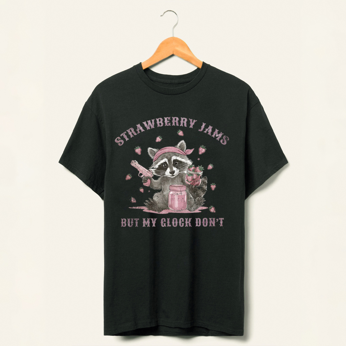 Strawberry Jams But My Glock Don'T Classic T-Shirt-lovefitte