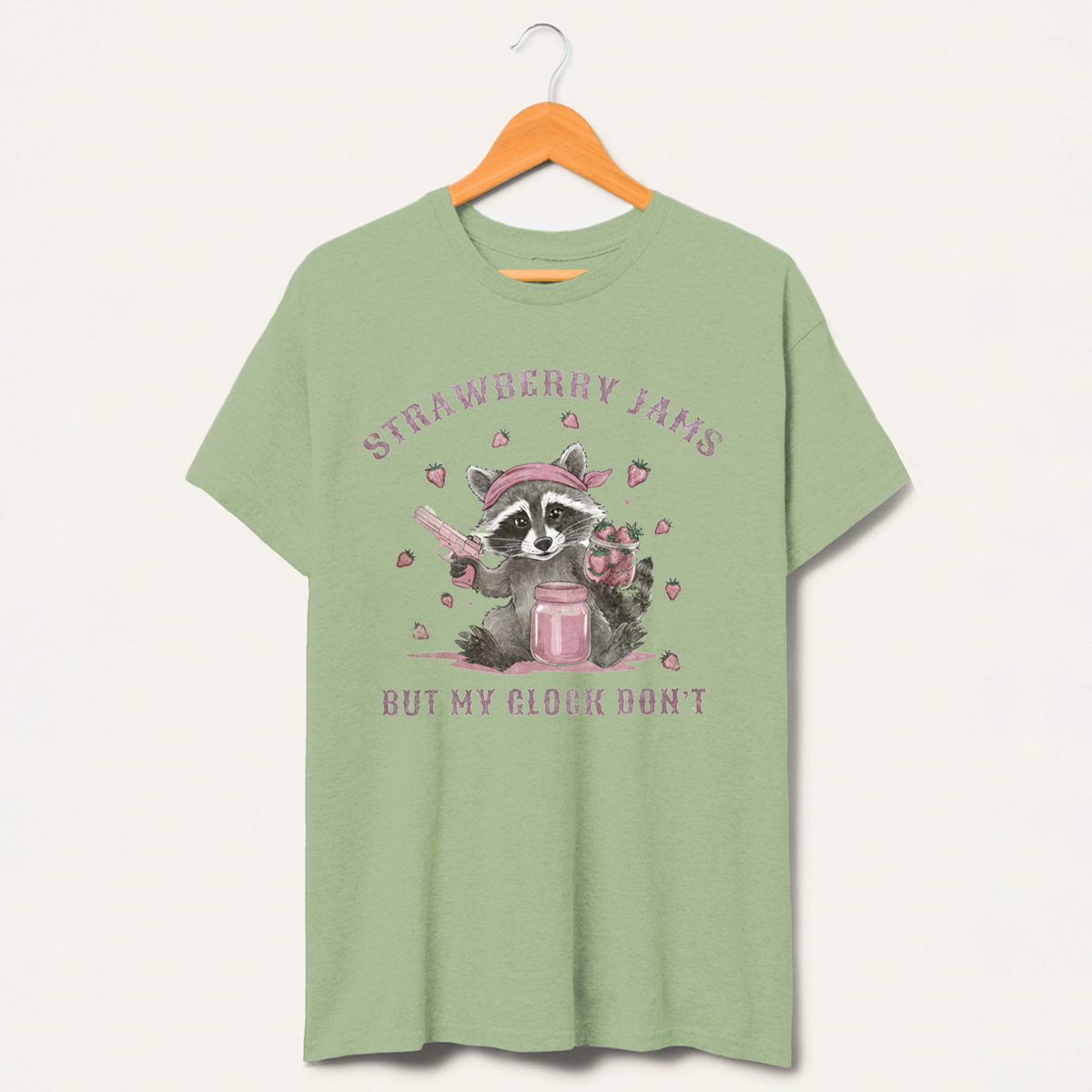 Strawberry Jams But My Glock Don'T Classic T-Shirt-lovefitte