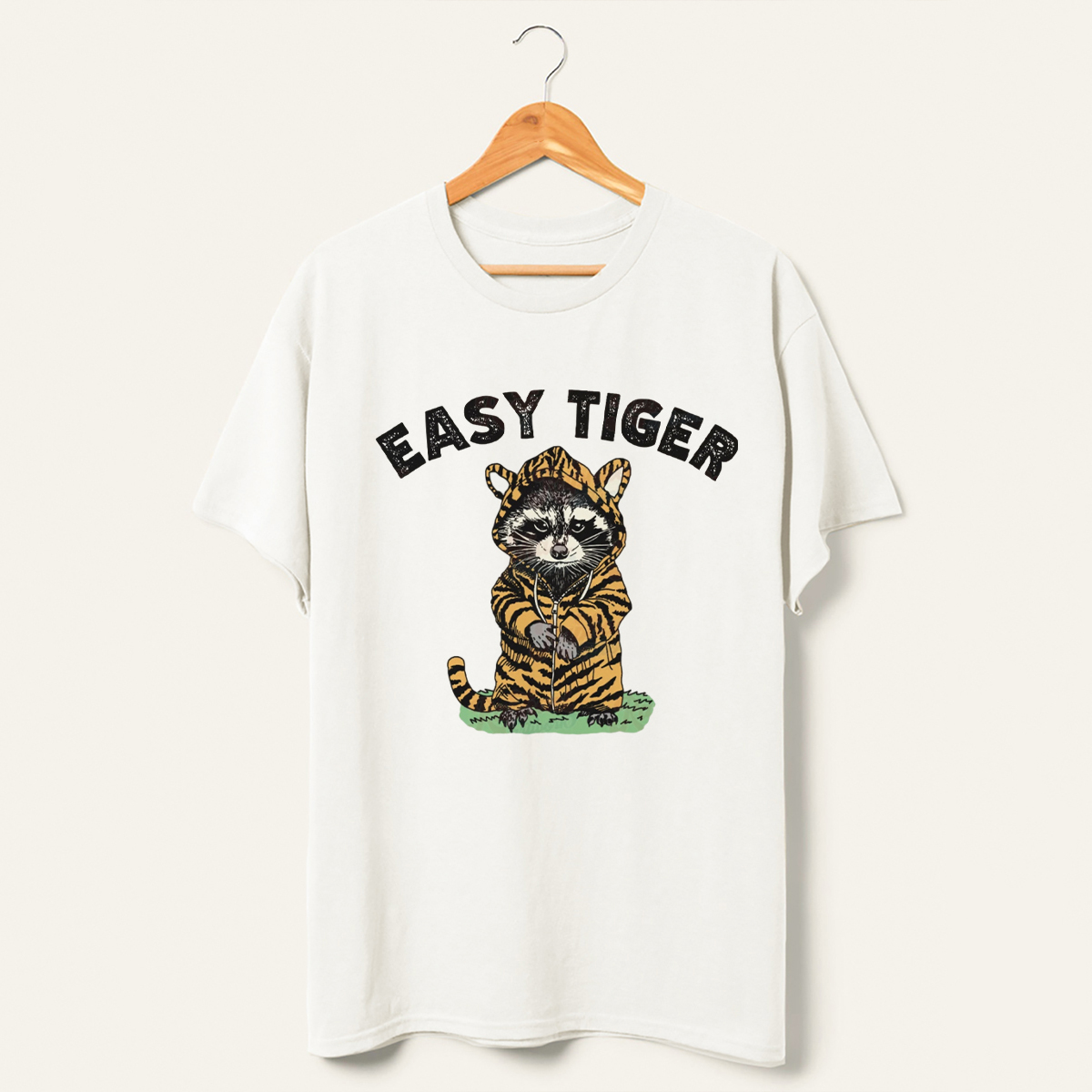 Easy Tiger Raccoon T-Shirt-lovefitte