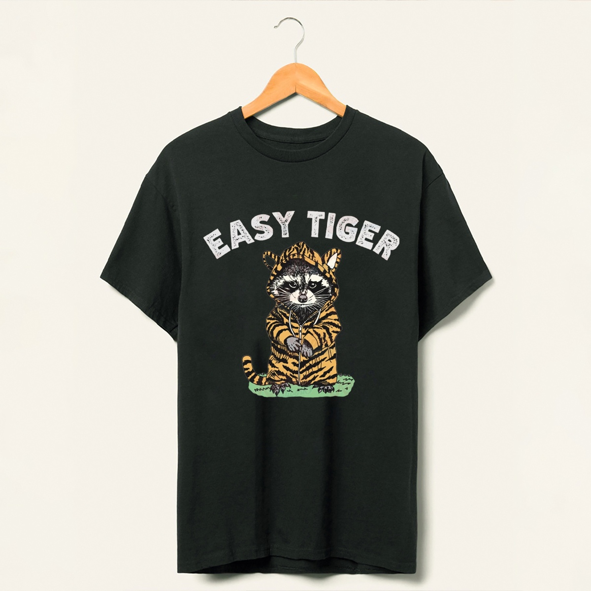 Easy Tiger Raccoon T-Shirt-lovefitte
