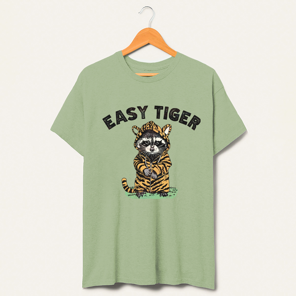 Easy Tiger Raccoon T-Shirt-lovefitte