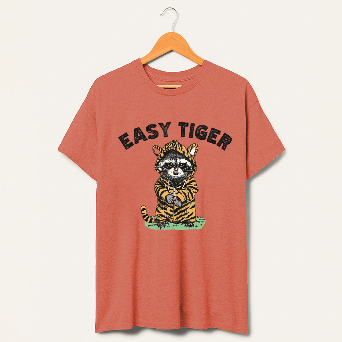Easy Tiger Raccoon T-Shirt-lovefitte