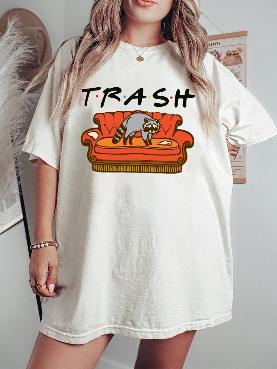 Raccoon Trash T-Shirt-lovefitte