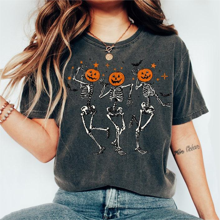 Skeleton Halloween T-Shirt-lovefitte