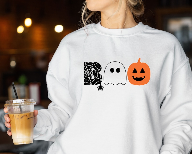 Halloween Boo Sweatshirt