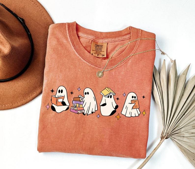 Ghosts Reading Books Shirt