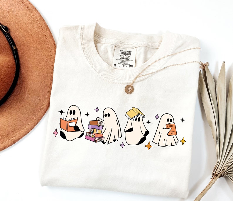 Ghosts Reading Books Shirt