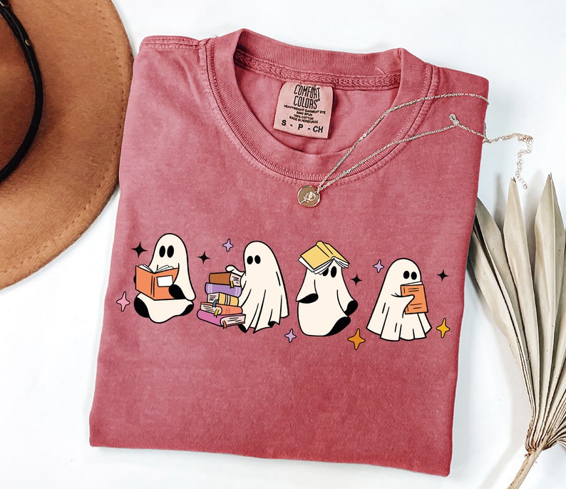 Ghosts Reading Books Shirt