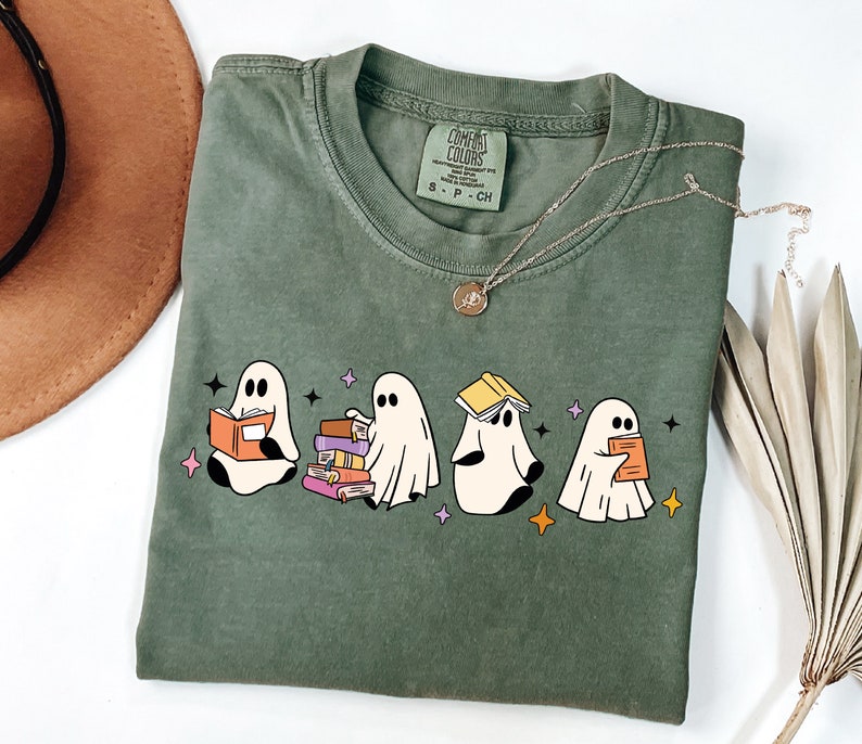 Ghosts Reading Books Shirt