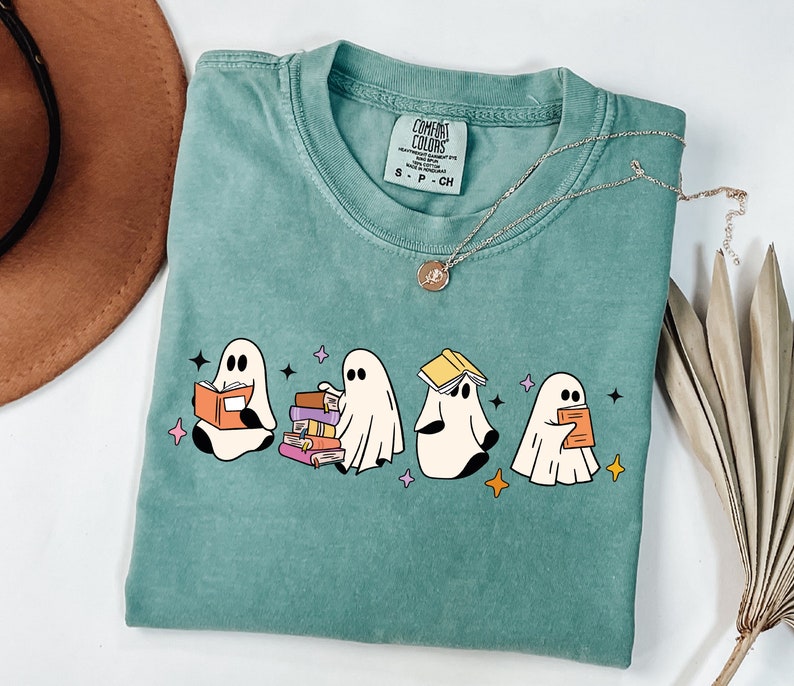 Ghosts Reading Books Shirt