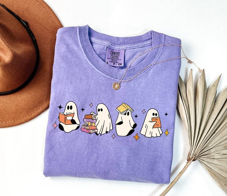 Ghosts Reading Books Shirt
