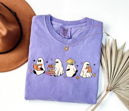 Ghosts Reading Books Shirt