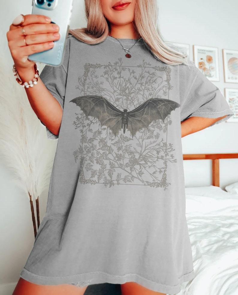 Vintage Halloween Bat Shirt