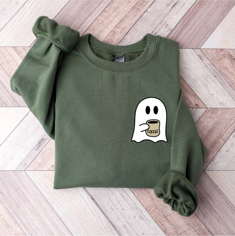 Cute Spooky Coffee Sweatshirt