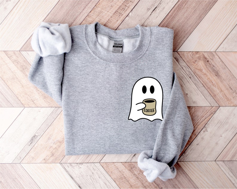Cute Spooky Coffee Sweatshirt