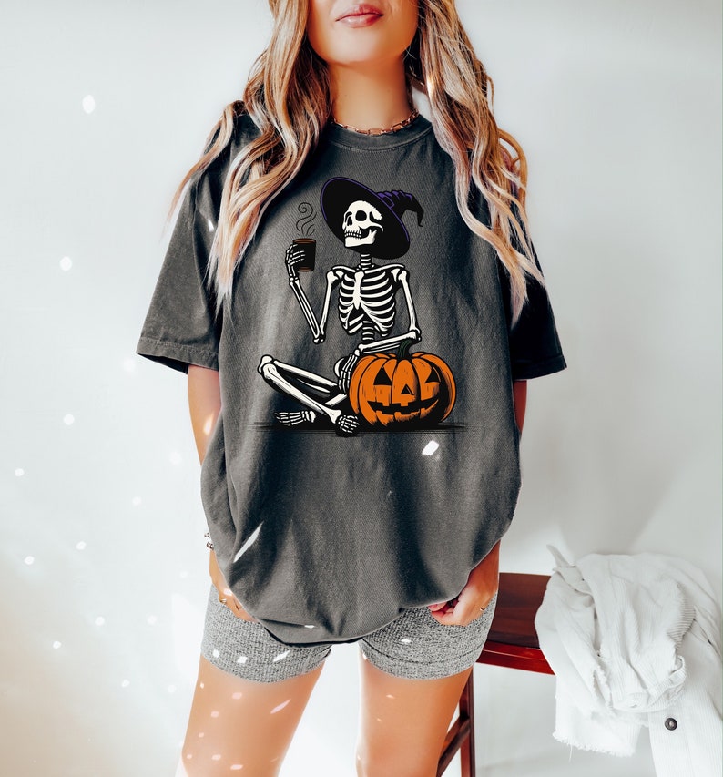 Skeleton Pumpkin Shirt