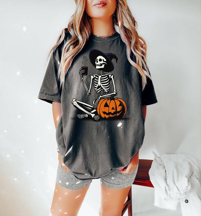 Skeleton Pumpkin Shirt