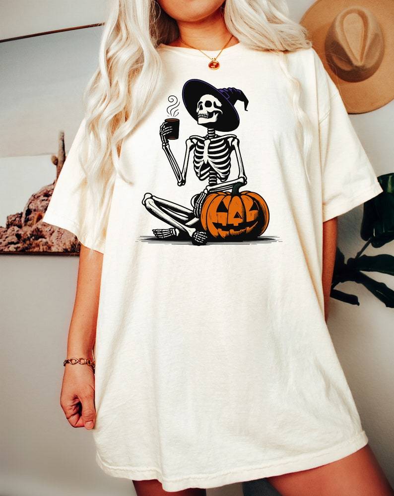 Skeleton Pumpkin Shirt