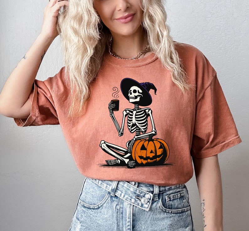 Skeleton Pumpkin Shirt