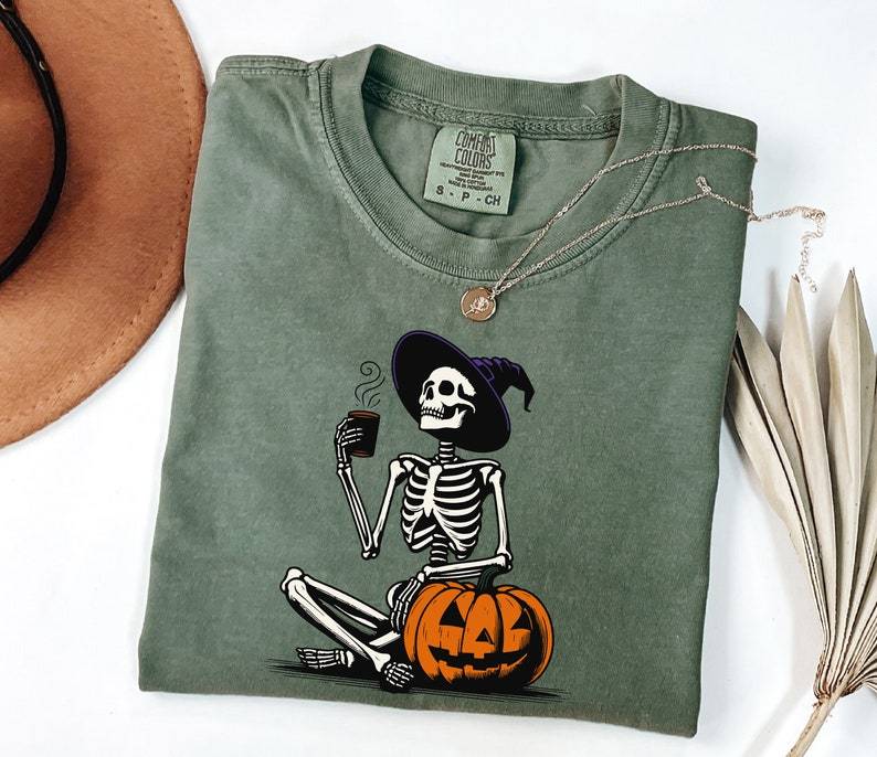 Skeleton Pumpkin Shirt