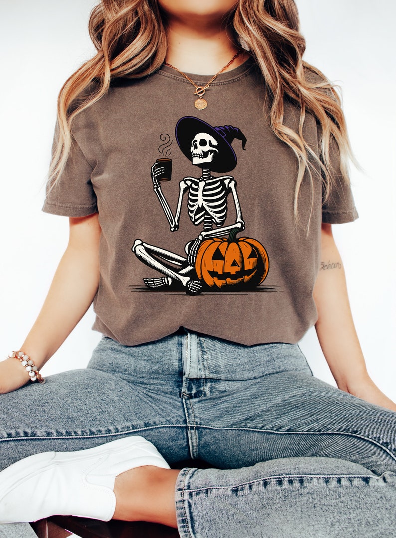 Skeleton Pumpkin Shirt