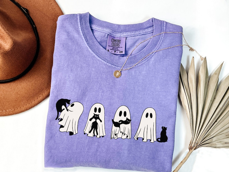 Сute Ghost Cat Shirt