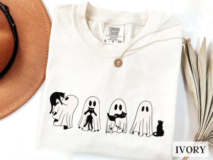 Сute Ghost Cat Shirt