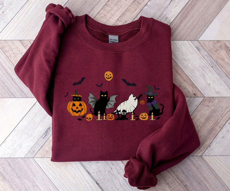 Cat Halloween Sweatshirt