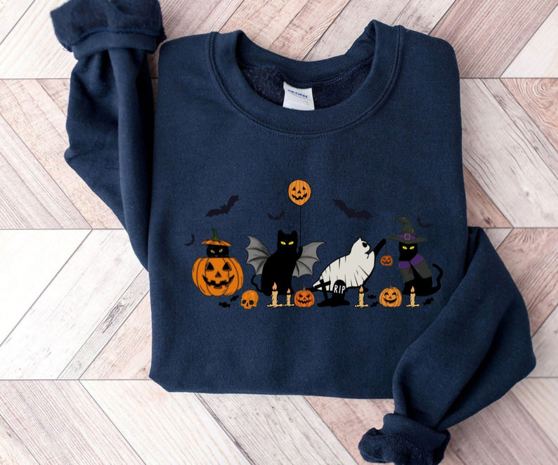 Cat Halloween Sweatshirt