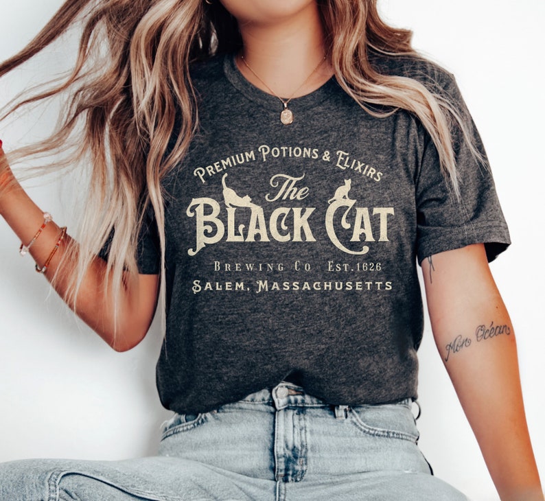 Salem Black Cat Vintage Shirt