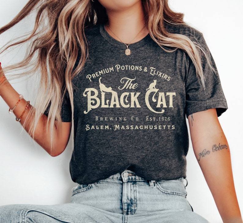 Salem Black Cat Vintage Shirt