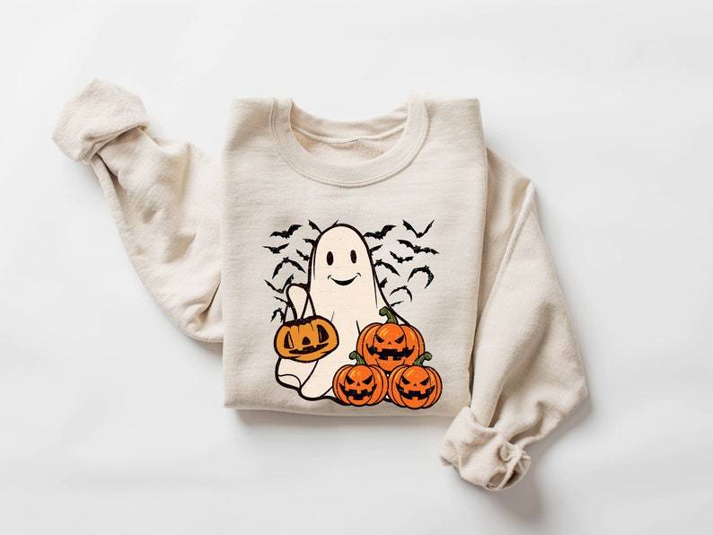 Ghost Halloween Sweatshirt