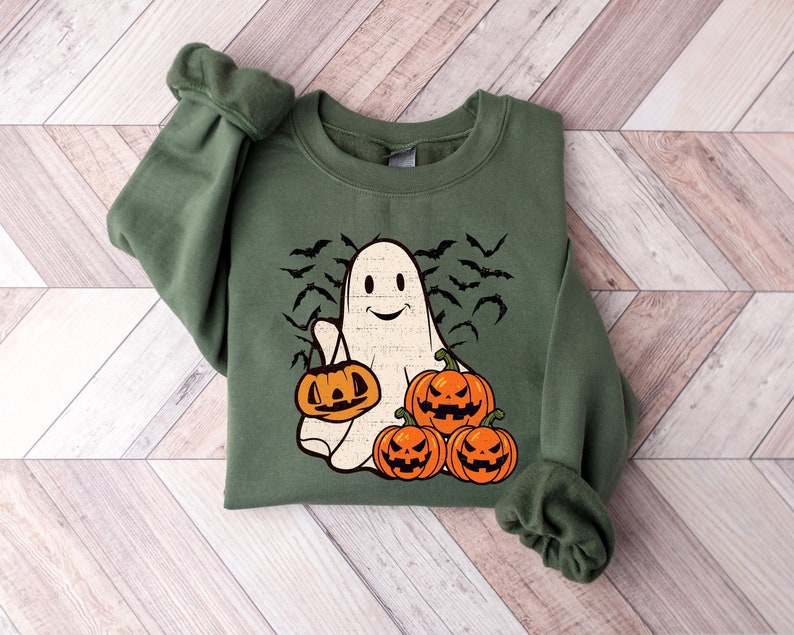 Ghost Halloween Sweatshirt