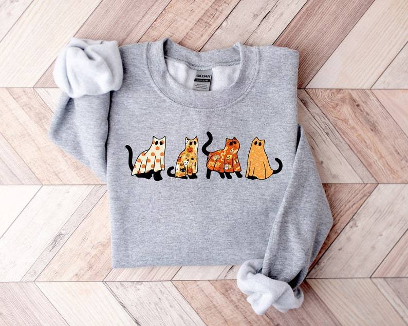 Halloween Cat Shirt 
