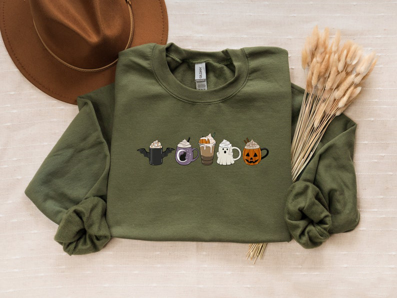 Halloween Coffee Sweatshirt