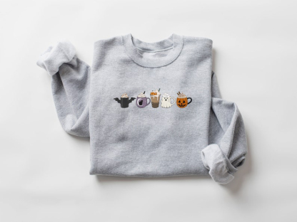 Halloween Coffee Sweatshirt