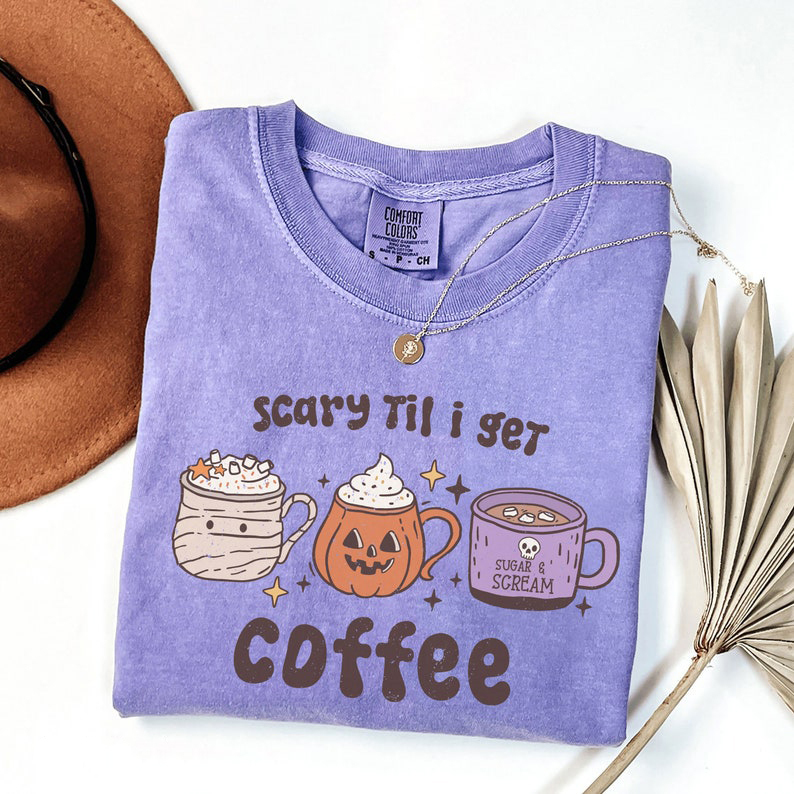 Retro Halloween Coffee Shirt
