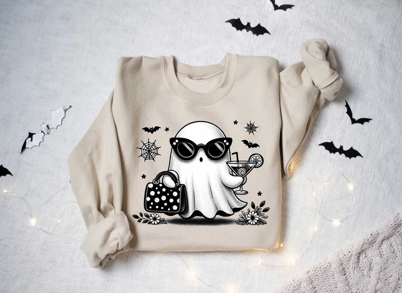 Cute Halloween Ghost Sweatshirt