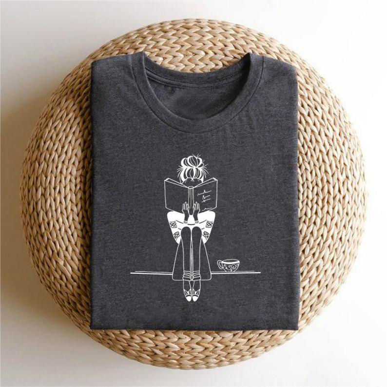 Girl Reading Book Shirt