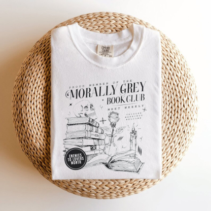 Morally Grey Book Club Shirt