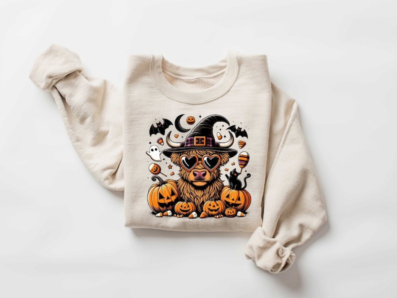 Halloween Cow Sweatshirt