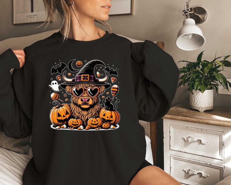 Halloween Cow Sweatshirt