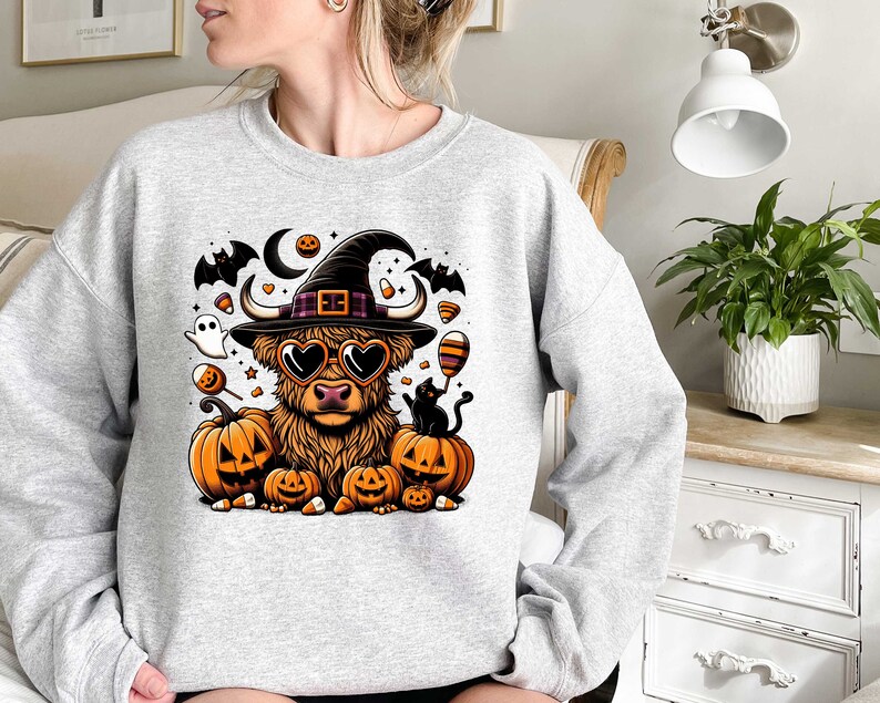 Halloween Cow Sweatshirt