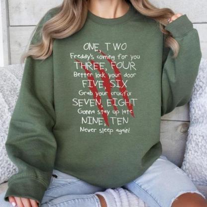 Retro Halloween Horror Movie Sweatshirt