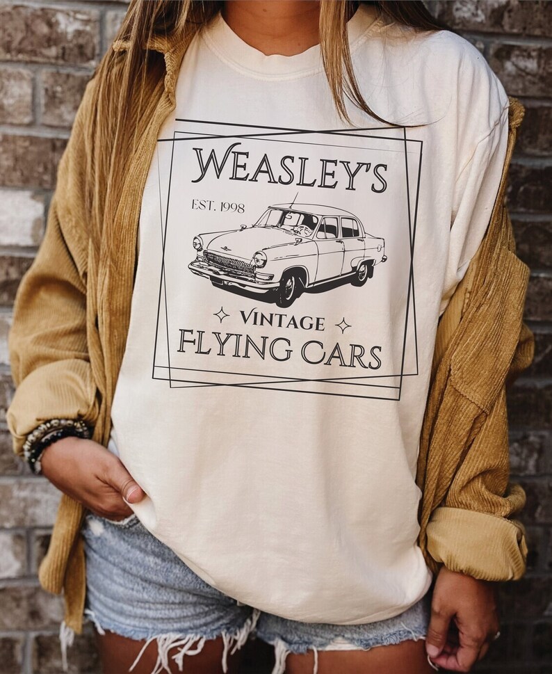 Magic Flying Car Comfort Colors T-shirt
