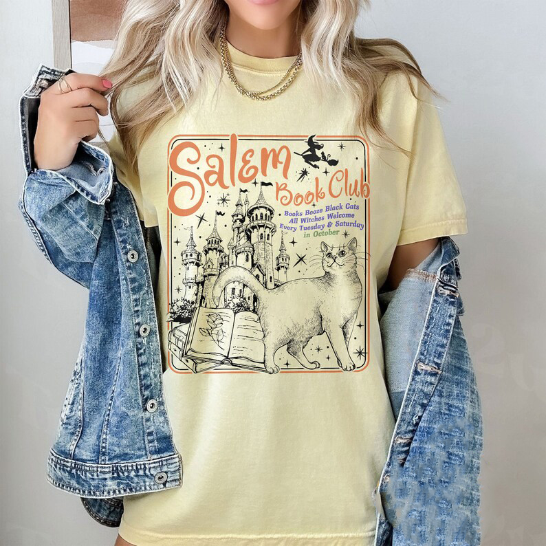 Salem Book Club T-Shirt-lovefitte