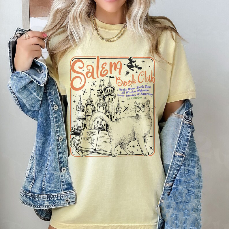 Salem Book Club T-Shirt-lovefitte