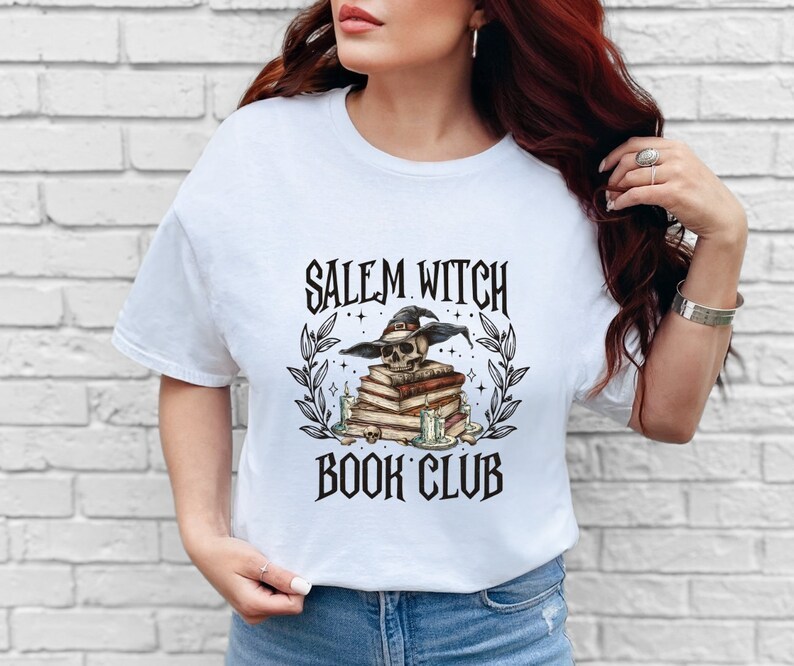 Salem Witch Book Club Halloween T-Shirt