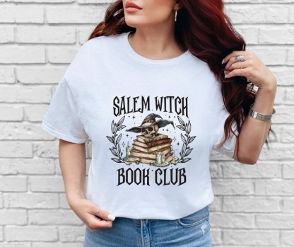 Salem Witch Book Club Halloween T-Shirt